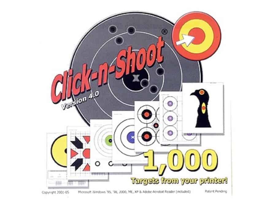 "ClicknShoot Version 4.0" Target Software CDROM Peter J Starley Kft